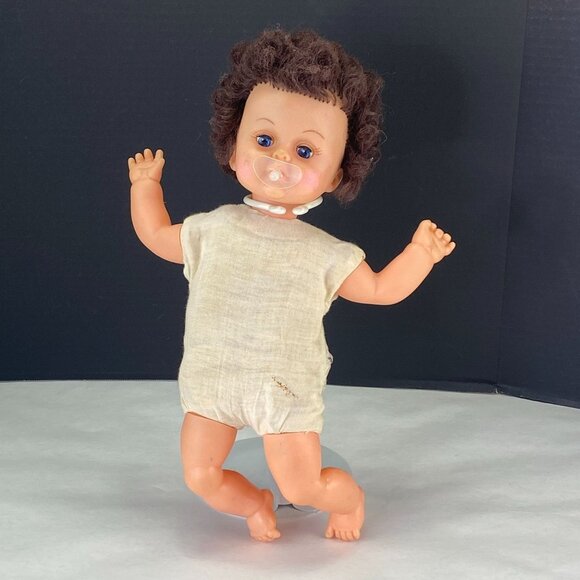 Vintage Ozen Sleepy Eye Baby Doll Sound Box with Disk Not Working - Picture 1 of 10